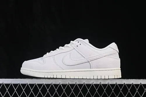 All categories Nk SB Dunk series Nk SB Dunk Low low-top sneakers Nike SB Dunk Low suede white low-top casual sneakers IB6651-003